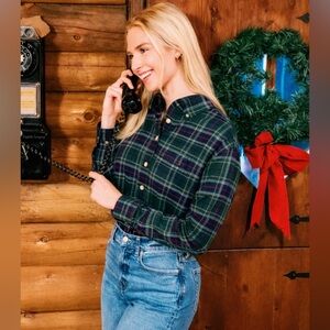 Kiel James Patrick Cozy Cabin Flannel Shirt Women’s Small